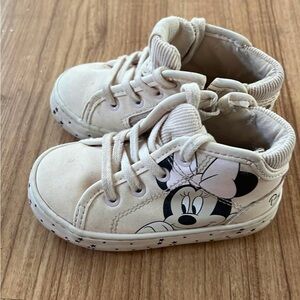 Zara Disney Minnie Mouse Hightop Sneakers 5.5/US 21
